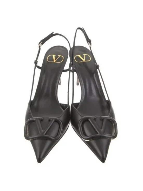 Valentino Garavani 80mm VLogo Signature slingback pumps Size 37 IT, 6 or 6.5 US - Picture 9 of 13